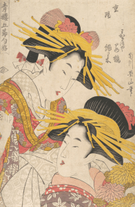 Woodblock Courtesans
