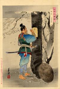 zp_samurai-writing-a-poem-on-a-flowering-cherry-tree-trunk_print-by-ogata-gekko-1859-1920-courtesy-of-ogatagekkodotnet